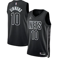 Unisex Jordan Brand Ben Simmons Black Brooklyn Nets Swingman Jersey - Statement Edition