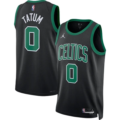 Unisex Jordan Brand Jayson Tatum Black Boston Celtics Swingman Jersey - Statement Edition