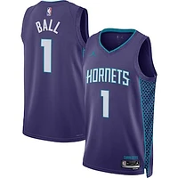 Unisex Jordan Brand LaMelo Ball Purple Charlotte Hornets Swingman Jersey - Statement Edition