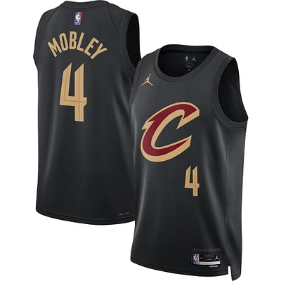 Unisex Jordan Brand Evan Mobley Black Cleveland Cavaliers Swingman Jersey - Statement Edition