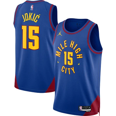 Unisex Jordan Brand Nikola Jokic Blue Denver Nuggets Swingman Jersey - Statement Edition