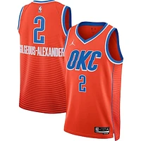 Unisex Jordan Brand Shai Gilgeous-Alexander Orange Oklahoma City Thunder Swingman Jersey - Statement Edition