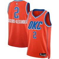 Unisex Jordan Brand Shai Gilgeous-Alexander Orange Oklahoma City Thunder Swingman Jersey - Statement Edition