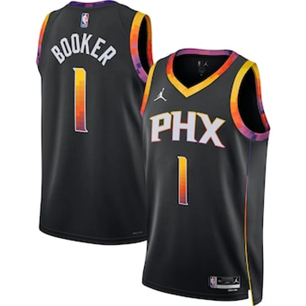 Unisex Jordan Brand Devin Booker Black Phoenix Suns Swingman Jersey - Statement Edition