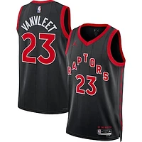 Unisex Jordan Brand Fred VanVleet Black Toronto Raptors Swingman Jersey - Statement Edition