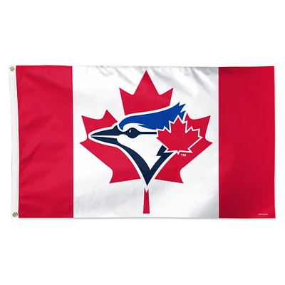 WinCraft Toronto Blue Jays 3' x 5' Canada Deluxe Single-Sided Flag