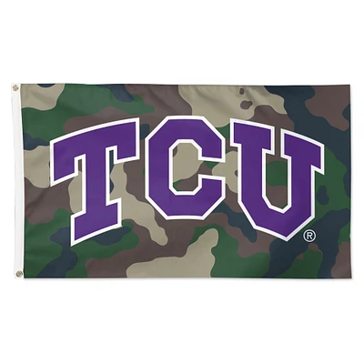WinCraft TCU Horned Frogs 3' x 5' Single-Sided Deluxe Camo Flag