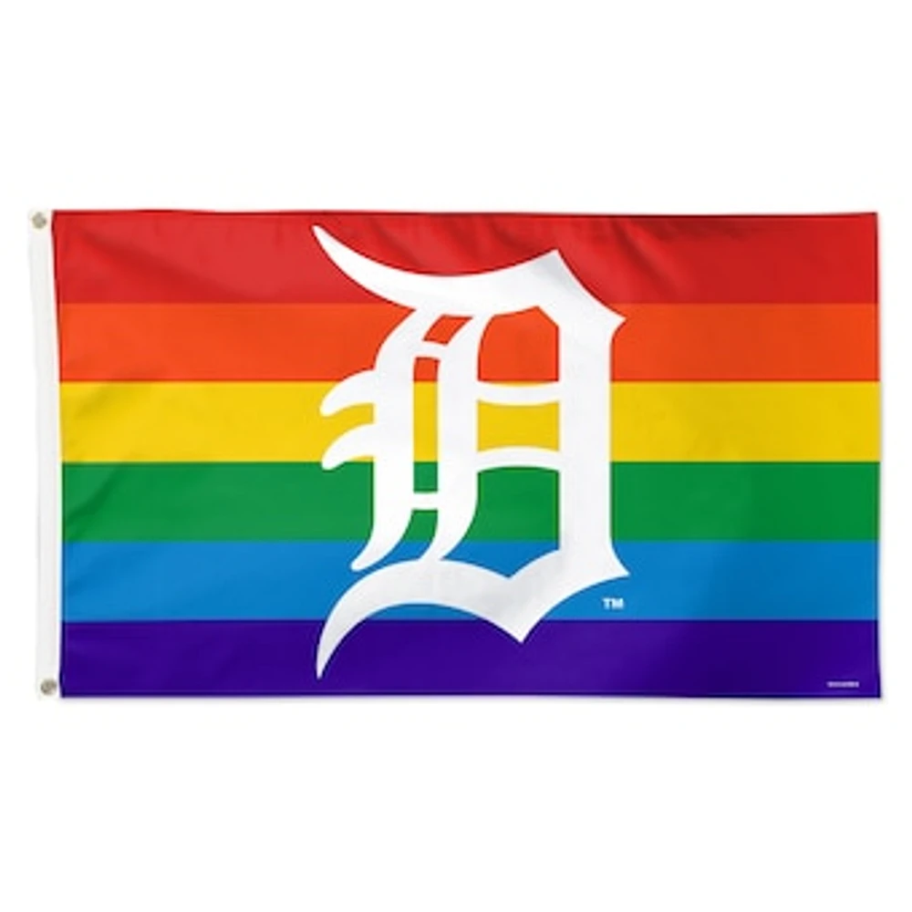 WinCraft Detroit Tigers 3' x 5' Single-Sided Deluxe Team Pride Flag