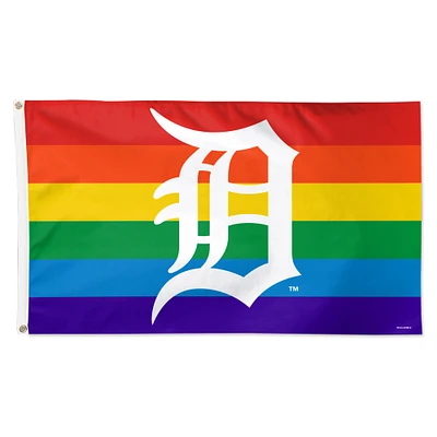 WinCraft Detroit Tigers 3' x 5' Single-Sided Deluxe Team Pride Flag