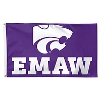 WinCraft Kansas State Wildcats 3' x 5' Single-Sided Deluxe Team Slogan Flag