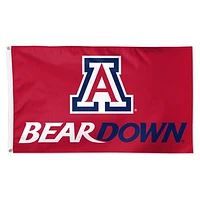WinCraft Arizona Wildcats 3' x 5' Single-Sided Deluxe Team Slogan Flag