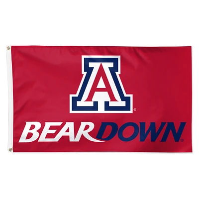 WinCraft Arizona Wildcats 3' x 5' Single-Sided Deluxe Team Slogan Flag