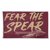 WinCraft Florida State Seminoles 3' x 5' Single-Sided Deluxe Team Slogan Flag