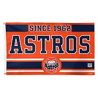 WinCraft Houston Astros 3' x 5' Single-Sided Franchise Establishment Deluxe Flag