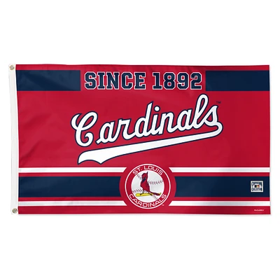 WinCraft St. Louis Cardinals 3' x 5' Single-Sided Franchise Establishment Deluxe Flag