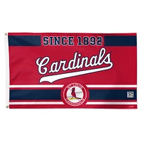 WinCraft St. Louis Cardinals 3' x 5' Single-Sided Franchise Establishment Deluxe Flag
