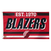 WinCraft Portland Trail Blazers 3' x 5' Single-Sided Franchise Establishment Deluxe Flag
