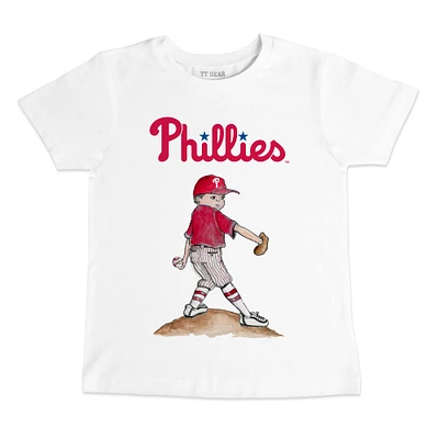 Preschool & Toddler Tiny Turnip White Philadelphia Phillies Clemente T-Shirt