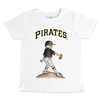 Preschool & Toddler Tiny Turnip White Pittsburgh Pirates Clemente T-Shirt