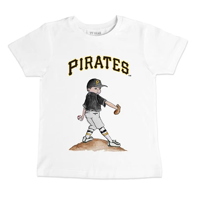 Preschool & Toddler Tiny Turnip White Pittsburgh Pirates Clemente T-Shirt