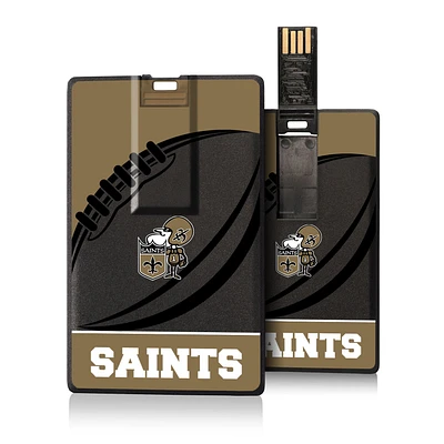 New Orleans Saints 32GB Passtime Design Credit Card USB Drive
