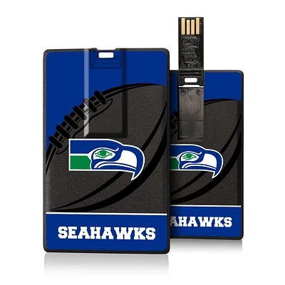 Seattle Seahawks 32GB Passtime Design Credit Card USB Drive
