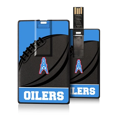 Houston Oilers 32GB Passtime Design Credit Card USB Drive