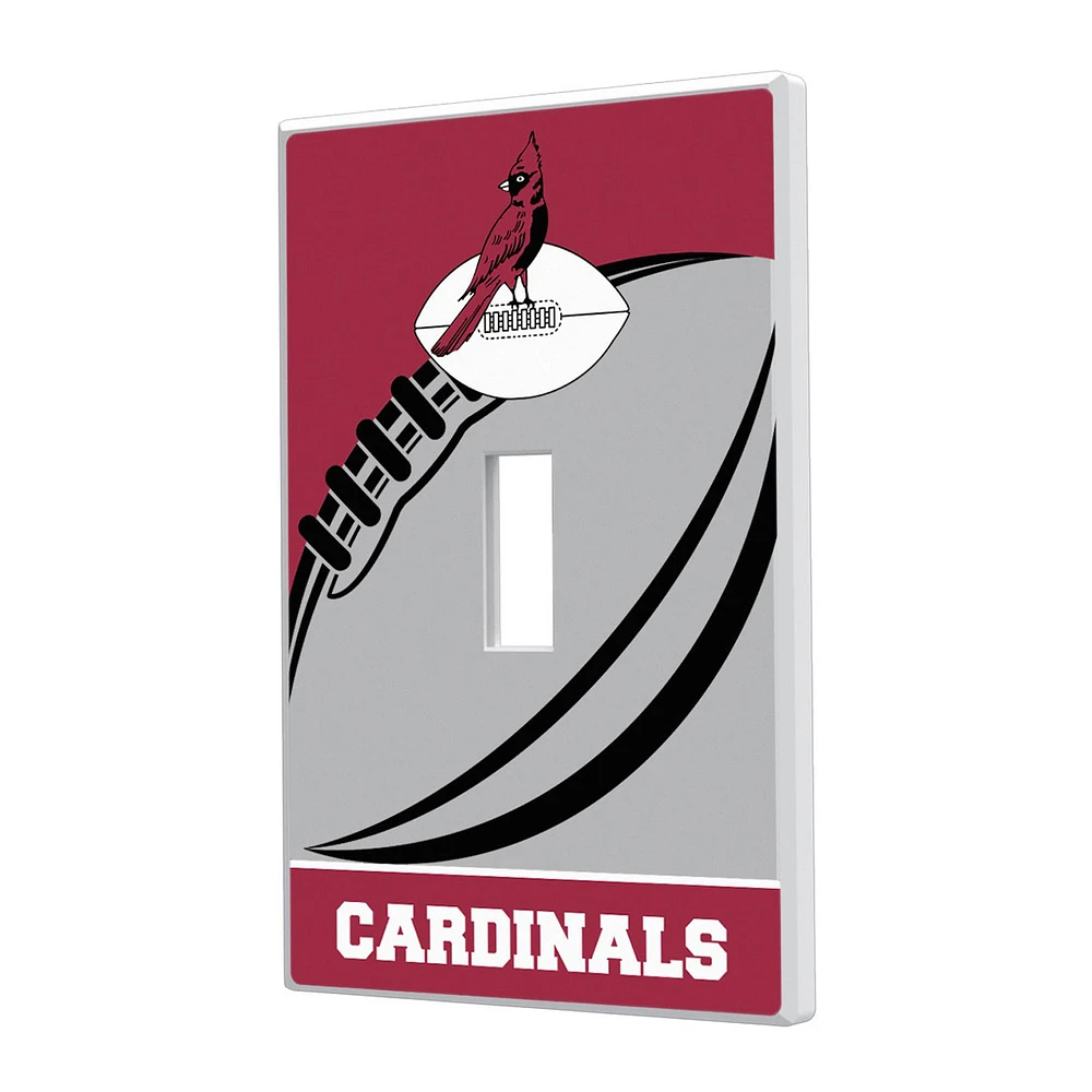 Chicago Cardinals Passtime Design Single Toggle Lightswitch Plate