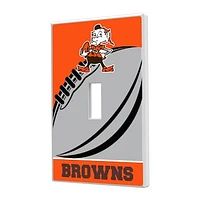 Cleveland Browns Passtime Design Single Toggle Lightswitch Plate