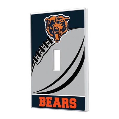 Chicago Bears Passtime Design Single Toggle Lightswitch Plate