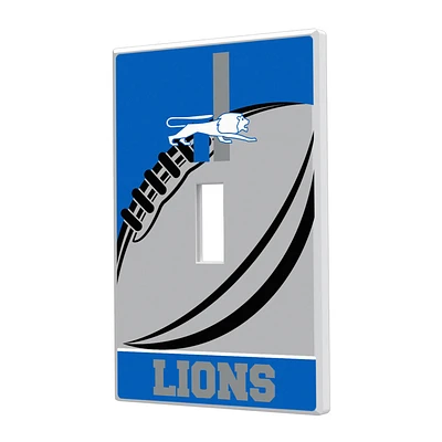 Detroit Lions Passtime Design Single Toggle Lightswitch Plate