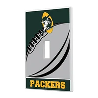 Green Bay Packers Passtime Design Single Toggle Lightswitch Plate