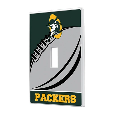 Green Bay Packers Passtime Design Single Toggle Lightswitch Plate