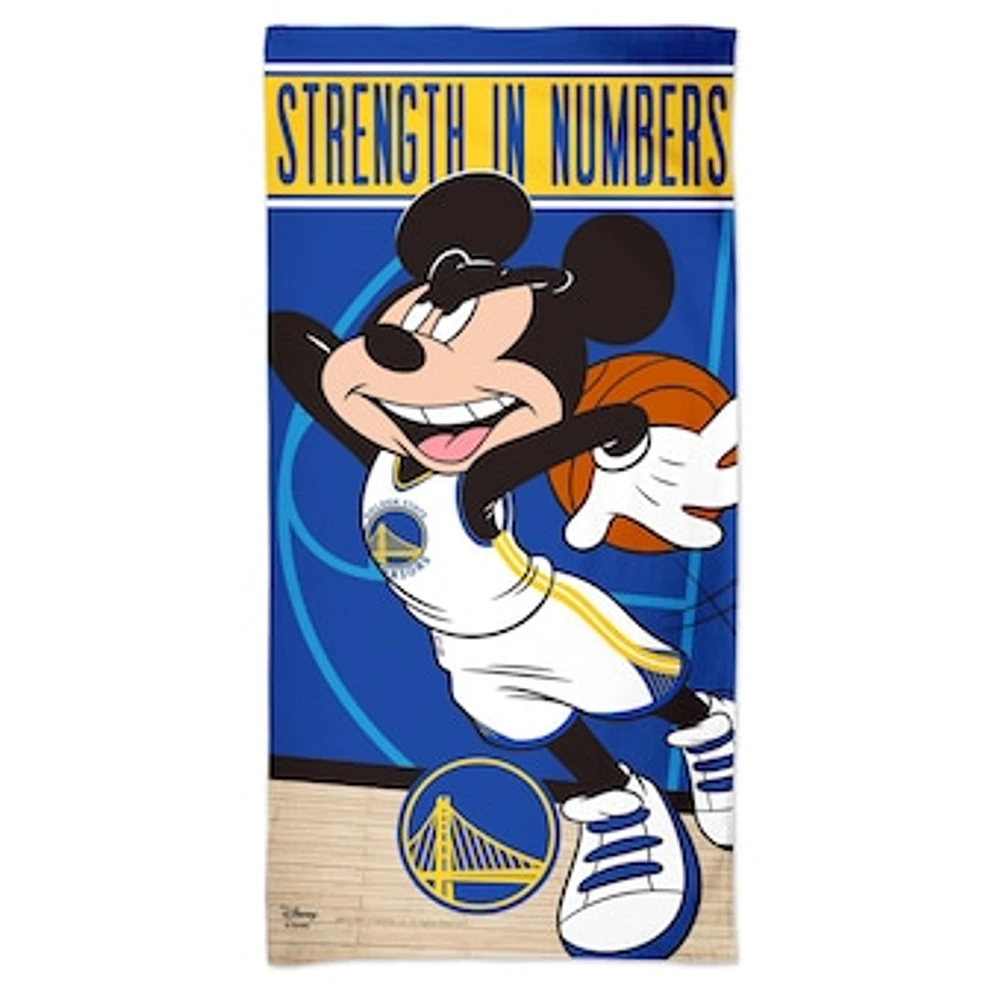 WinCraft Golden State Warriors 30 '' x 60 '' Team Disney Spectra Beach Towel