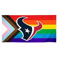 WinCraft Houston Texans 30'' x 60'' Pride Spectra Beach Towel