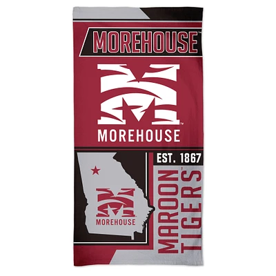 WinCraft Morehouse Maroon Tigers 60'' x 30'' State Spectra Beach Towel