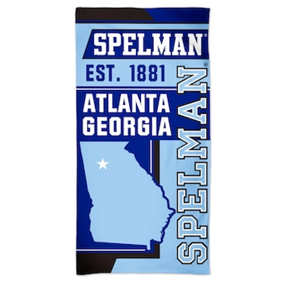 WinCraft Spelman College Jaguars 60'' x 30'' State Spectra Beach Towel