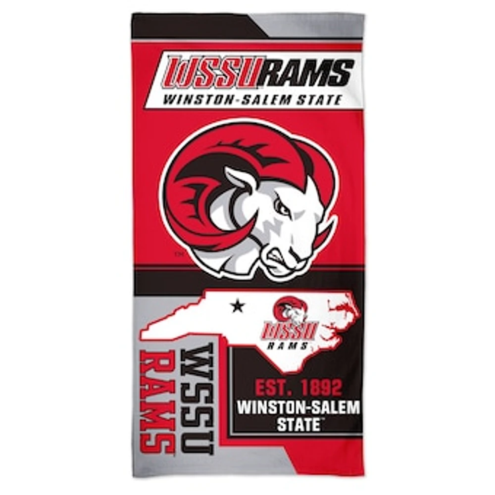 WinCraft Winston-Salem State Rams 60'' x 30'' State Spectra Beach Towel