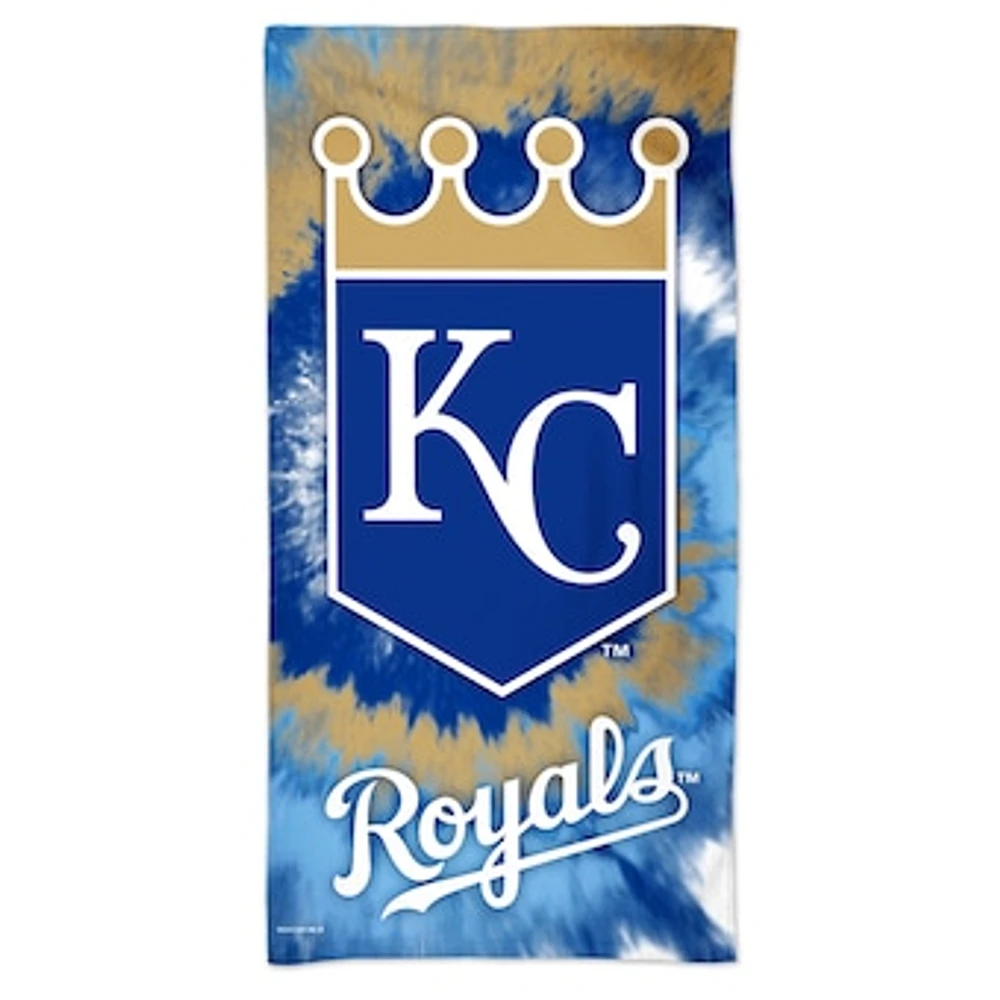 WinCraft Kansas City Royals 60'' x 30'' Tie-Dye Spectra Beach Towel