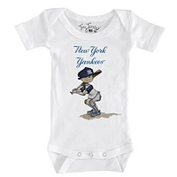 Infant Tiny Turnip White New York Yankees Slugger Bodysuit