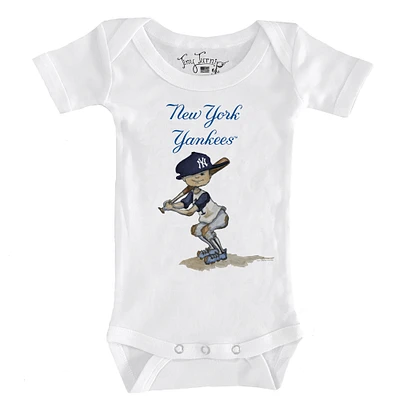 Infant Tiny Turnip White New York Yankees Slugger Bodysuit