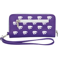 Women's Kansas State Wildcats Zip-Around Wristlet Wallet