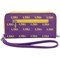 Women's LSU Tigers Zip-Around Wristlet Wallet