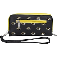 Women's Missouri Tigers Zip-Around Wristlet Wallet