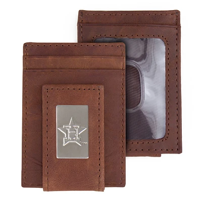 Houston Astros Leather Front Pocket Wallet