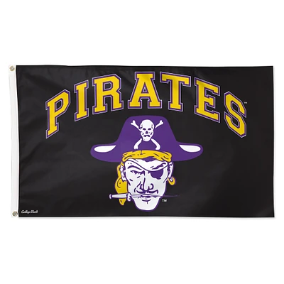 WinCraft ECU Pirates Single-Sided College Vault Deluxe Flag