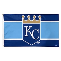 WinCraft Kansas City Royals 3' x 5' Horizontal Stripe Deluxe Single-Sided Flag