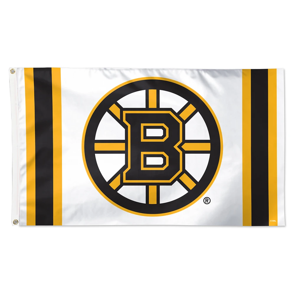 WinCraft Boston Bruins 3' x 5' Vertical Stripe Deluxe Single-Sided Flag
