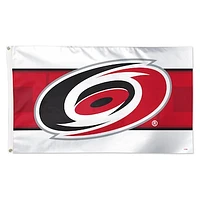 WinCraft Carolina Hurricanes 3' x 5' Horizontal Stripe Deluxe Single-Sided Flag