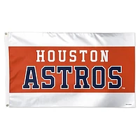 WinCraft Houston Astros 3' x 5' Horizontal Stripe Deluxe Single-Sided Flag